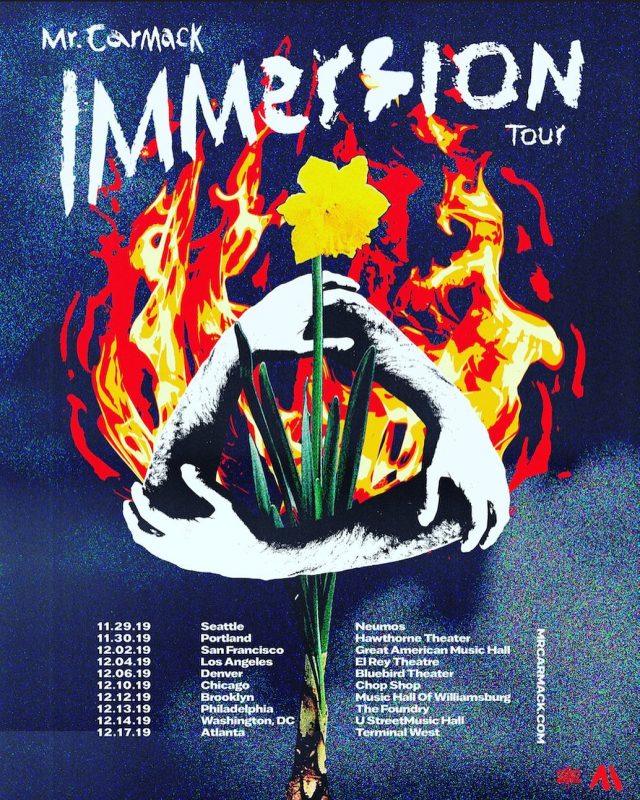 carmack immersion tour dates