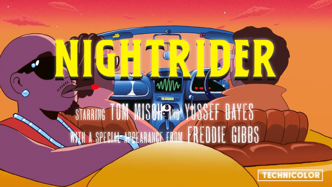 Tom Misch & Yussef Dayes share animated visuals for "Nightrider" feat. Freddie Gibbs